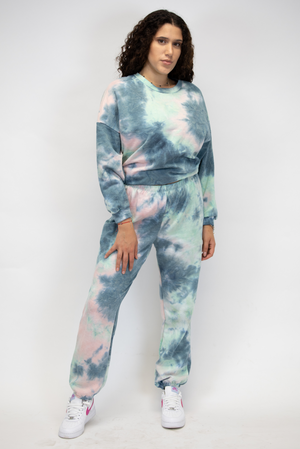 Tie Dye Set with Top and Trouser